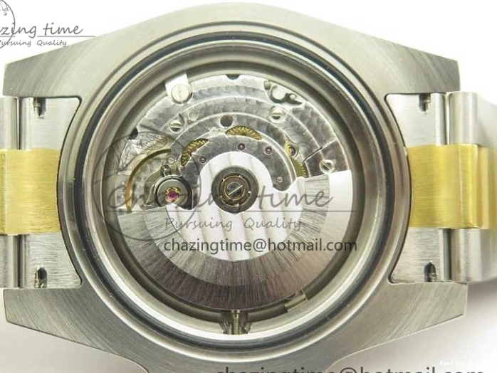 0504 GMT Master II 116713 GMF 904L Steel Edition Green Dial on SS YG Bracelet A Lightweight 3386